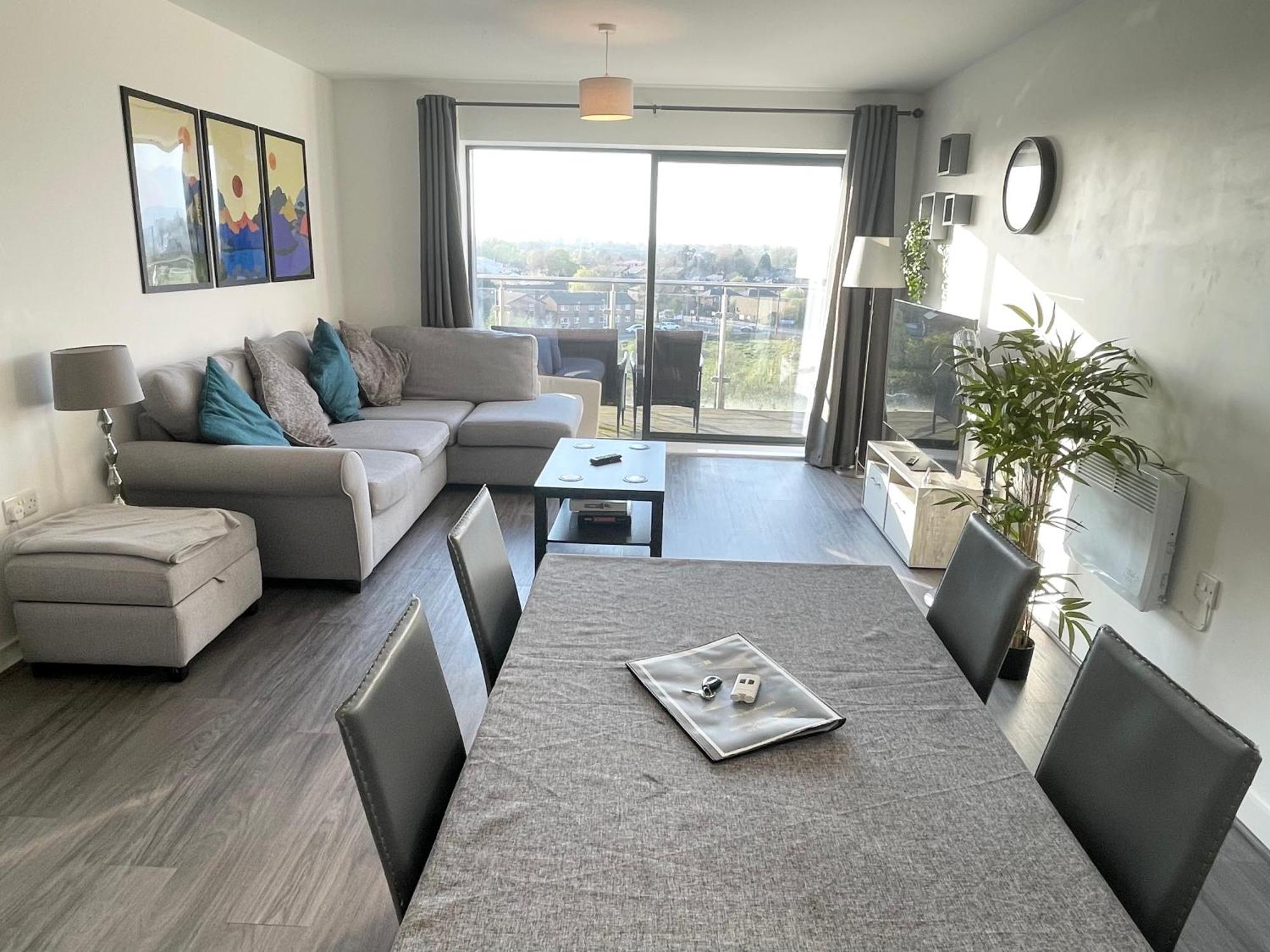 Balcony Marina Apartment With City Skyline Views - Free Secure Parking Manchester Luaran gambar